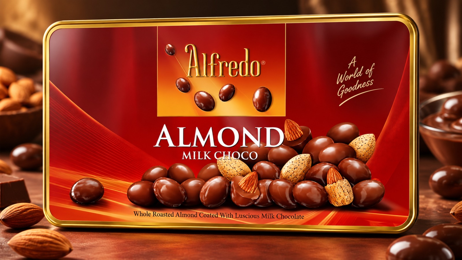 Alfredo Almond Milk Chocolate 300gm