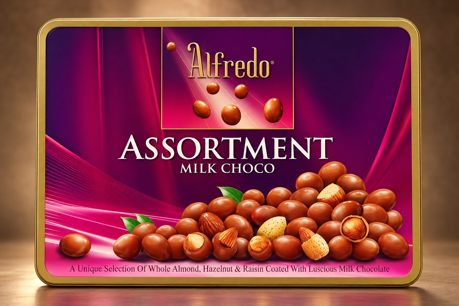 Alfredo Assortment Milk Chocolate 300gm