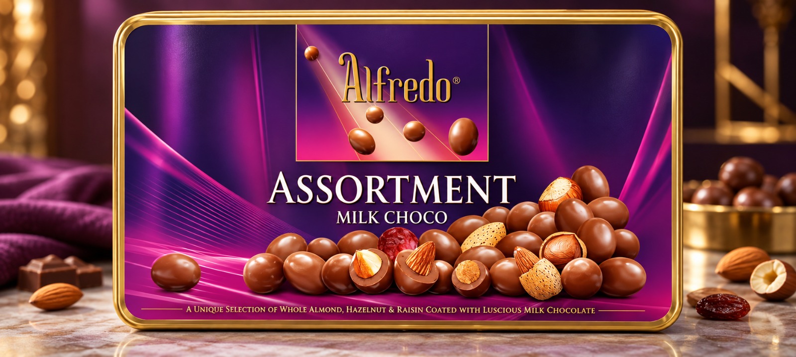 Alfredo Assortment Milk Chocolate 300gm
