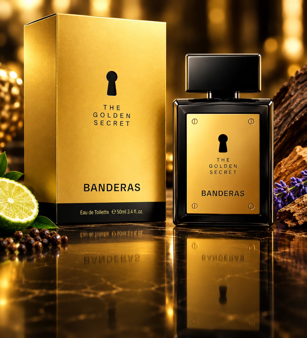 Antonio Banderas The Golden Secret Perfume For Men EDT 100ml