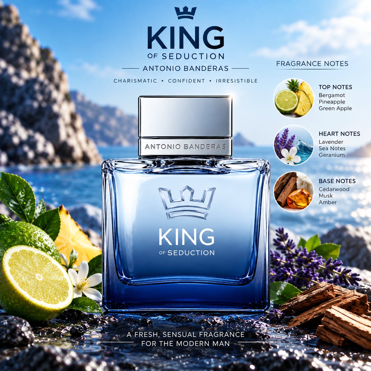 Antonio Banderas King Of Seduction Perfume For Men EDT 100ml