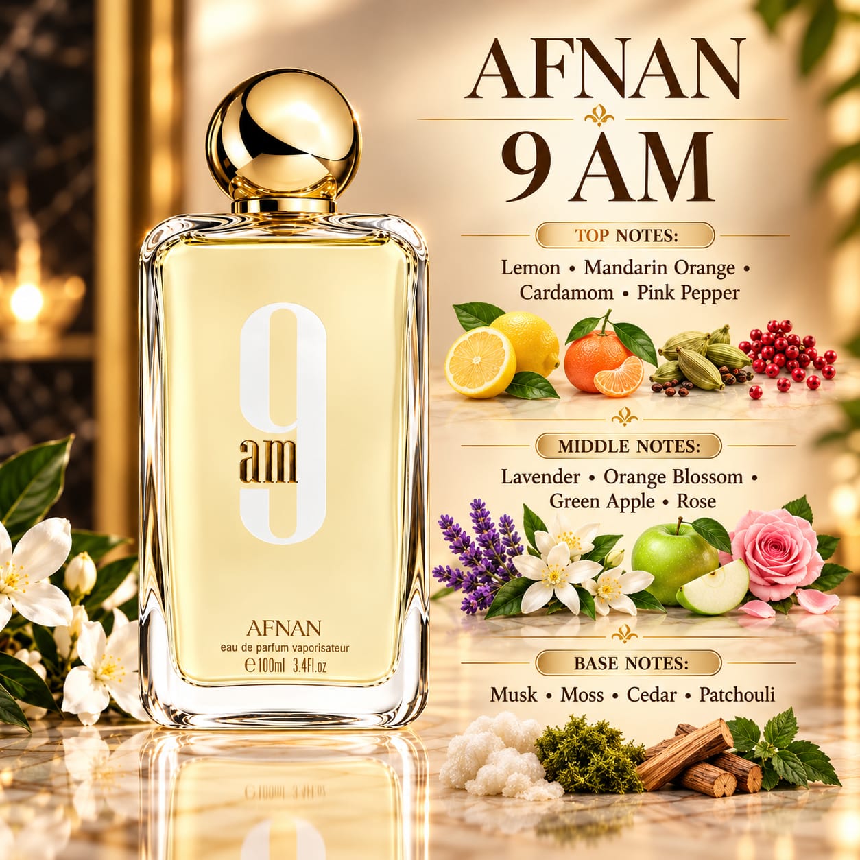 Afnan 9am Perfume For Women EDP 100ml