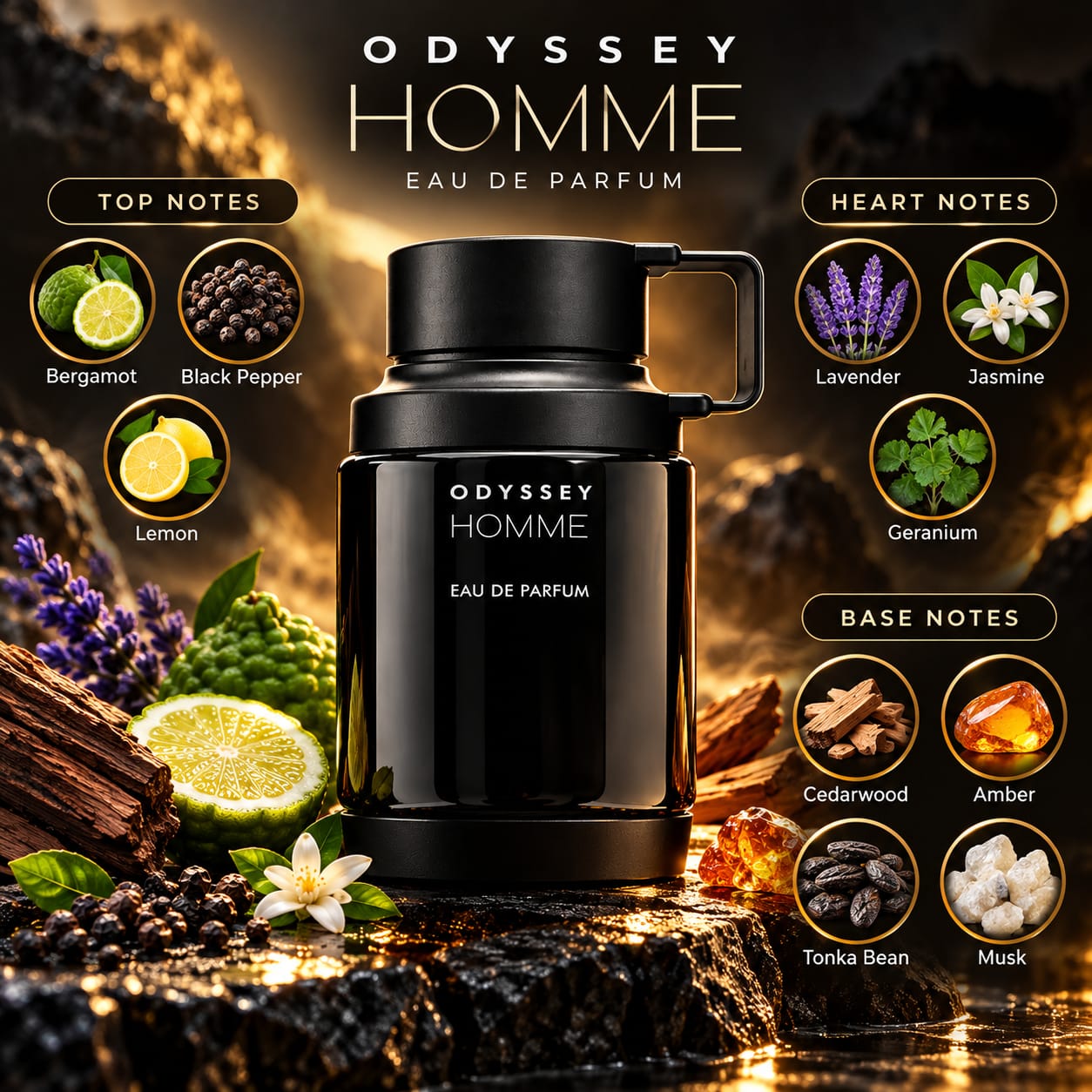 Armaf Odyssey Homme Perfume For Men EDP 100ml