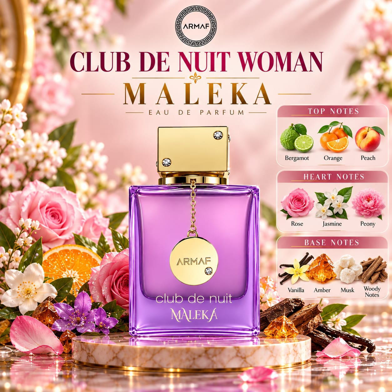 Armaf Club De Nuit Maleka Perfume For Women EDP 105ml