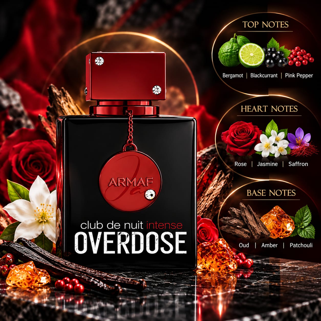 Armaf Club De Nuit Intense Overdose Perfume Extrait De Parfum For Men 100ML