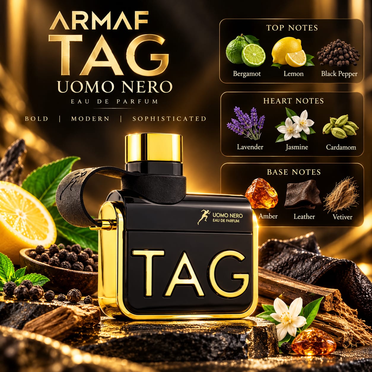 Armaf Tag Uomo Nero Perfume For Men EDP 100ml