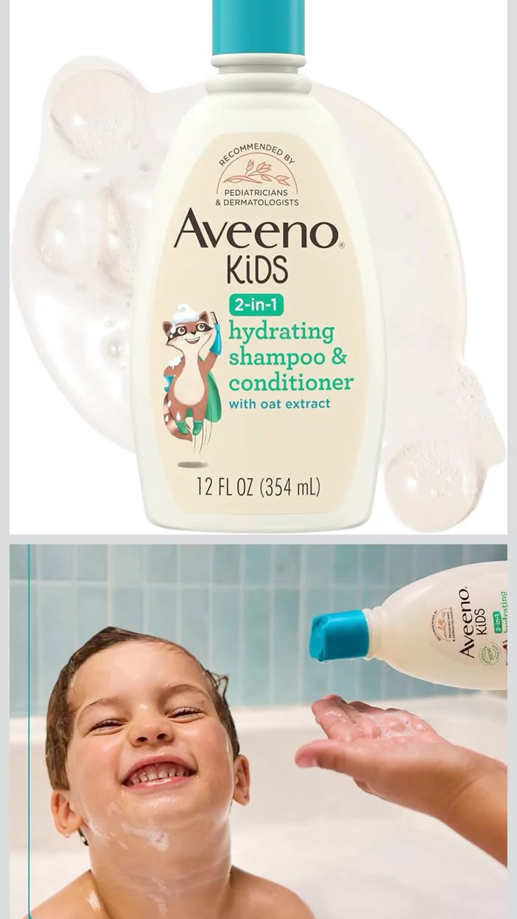 Aveeno Kids 2-IN-1 Hydrating Shampoo & Conditioner With Oat Extract
