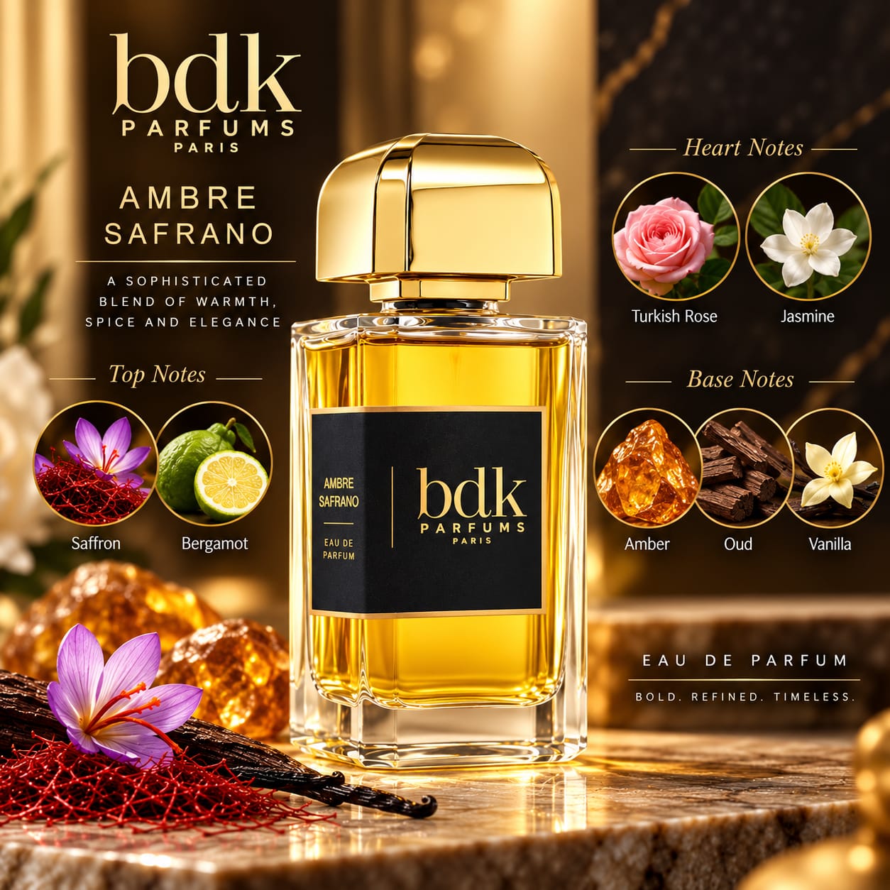 BDK Ambre Safrano Perfume EDP 100ml