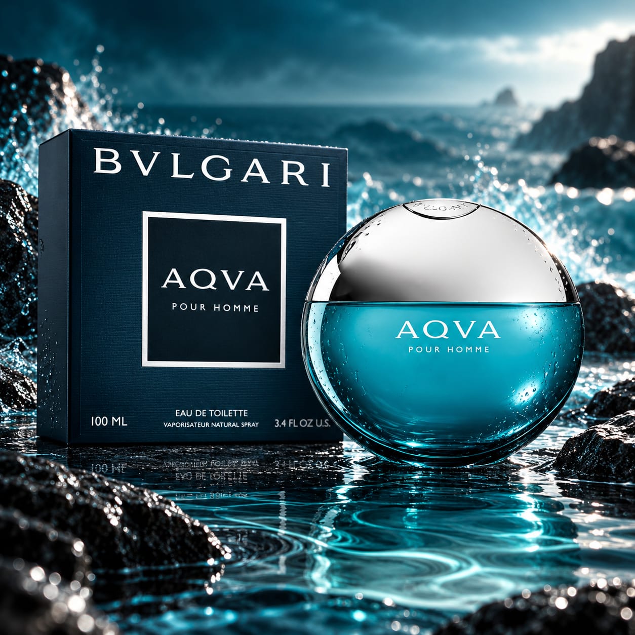 BVLGARI Aqua Pour Homme Perfume For Men EDT 100ml