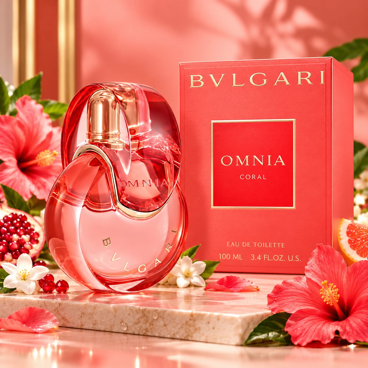 BVLGARI Omnia Coral Perfume For Women EDT 100ml
