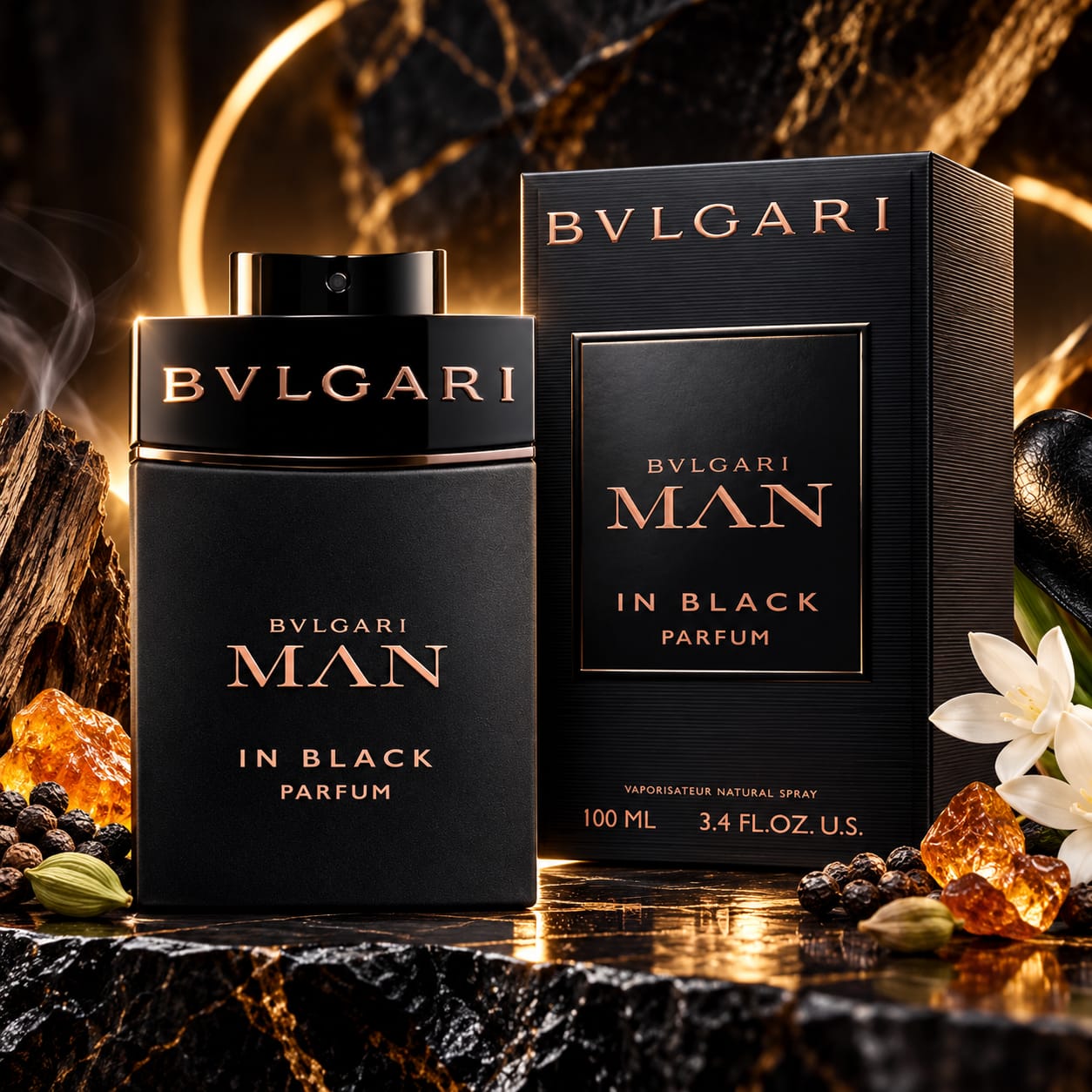BVLGARI Man In Black Parfum Perfume For Men 100ml