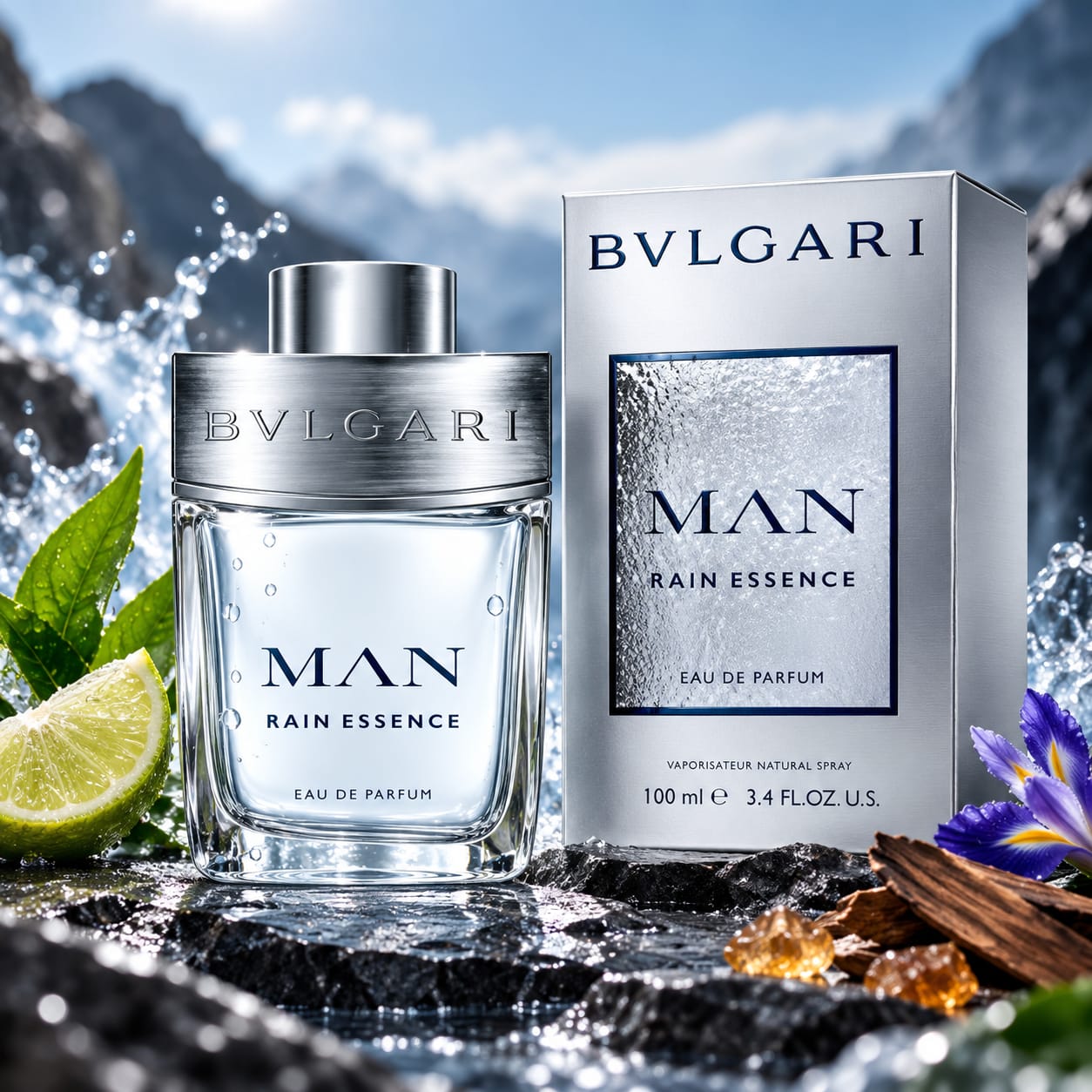 BVLGARI Man Rain Essence Perfume For Men EDP 100ml