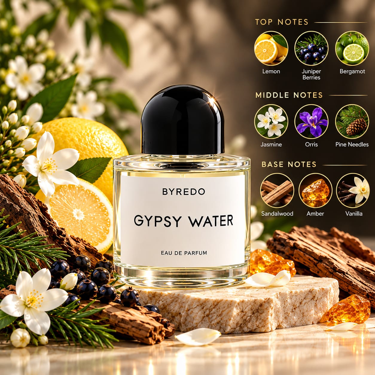 Byredo Gypsy Water Perfume EDP 100ml
