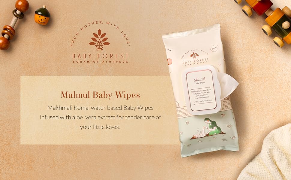 Baby Forest Mulmul Baby Wipes