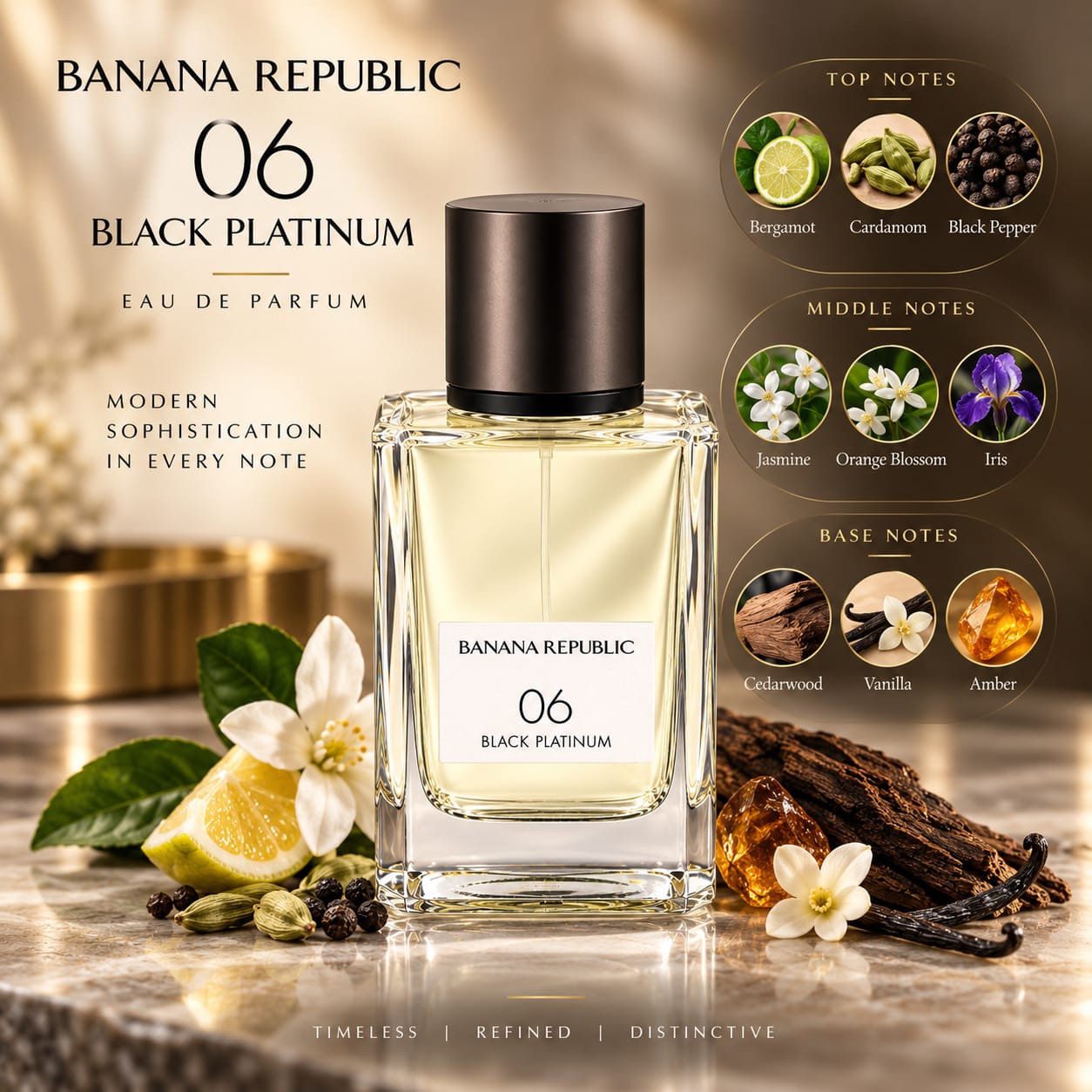 Banana Republic 06 Black Platinum Perfume EDP 150ml