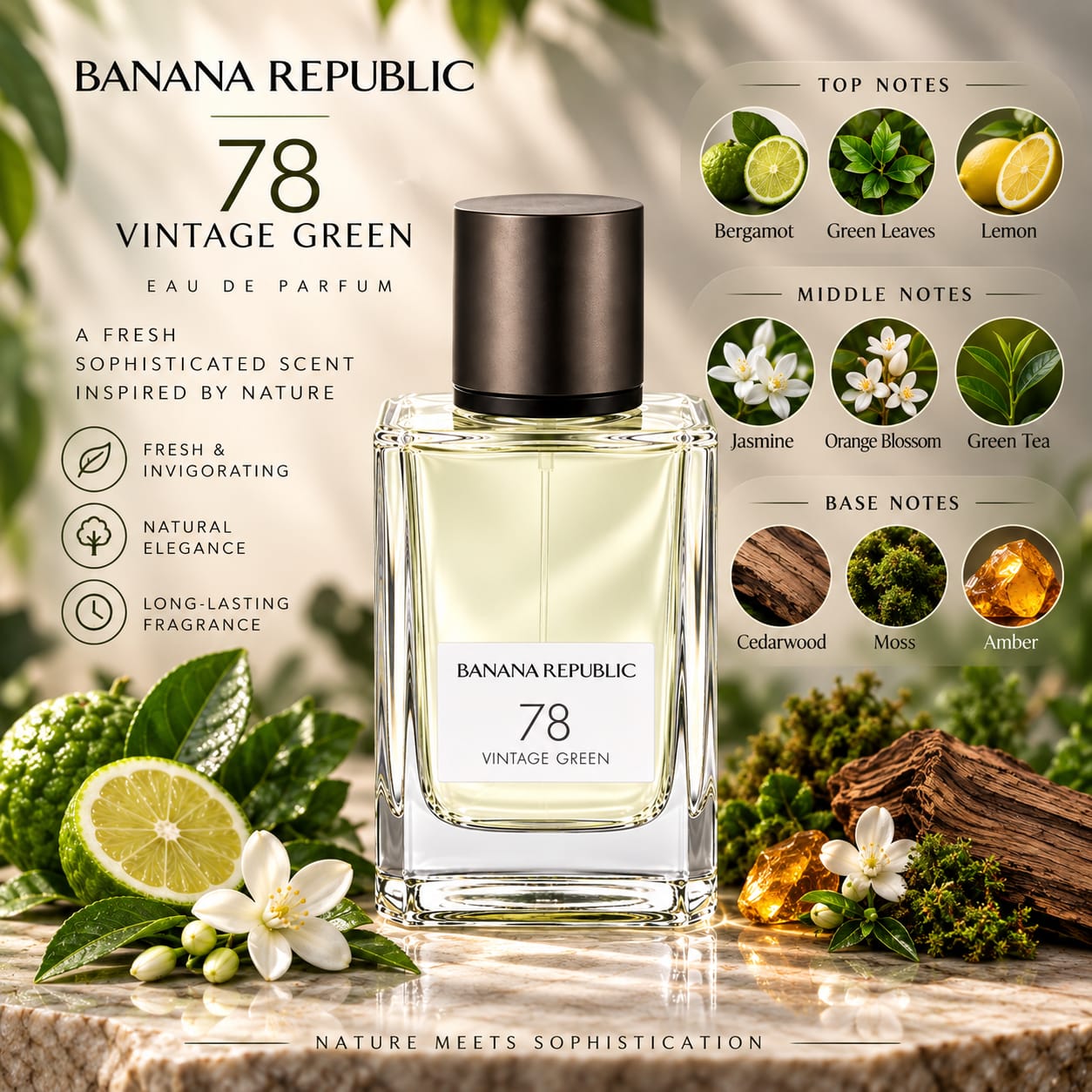 Banana Republic 78 Vintage Green Perfume EDP 150 ml