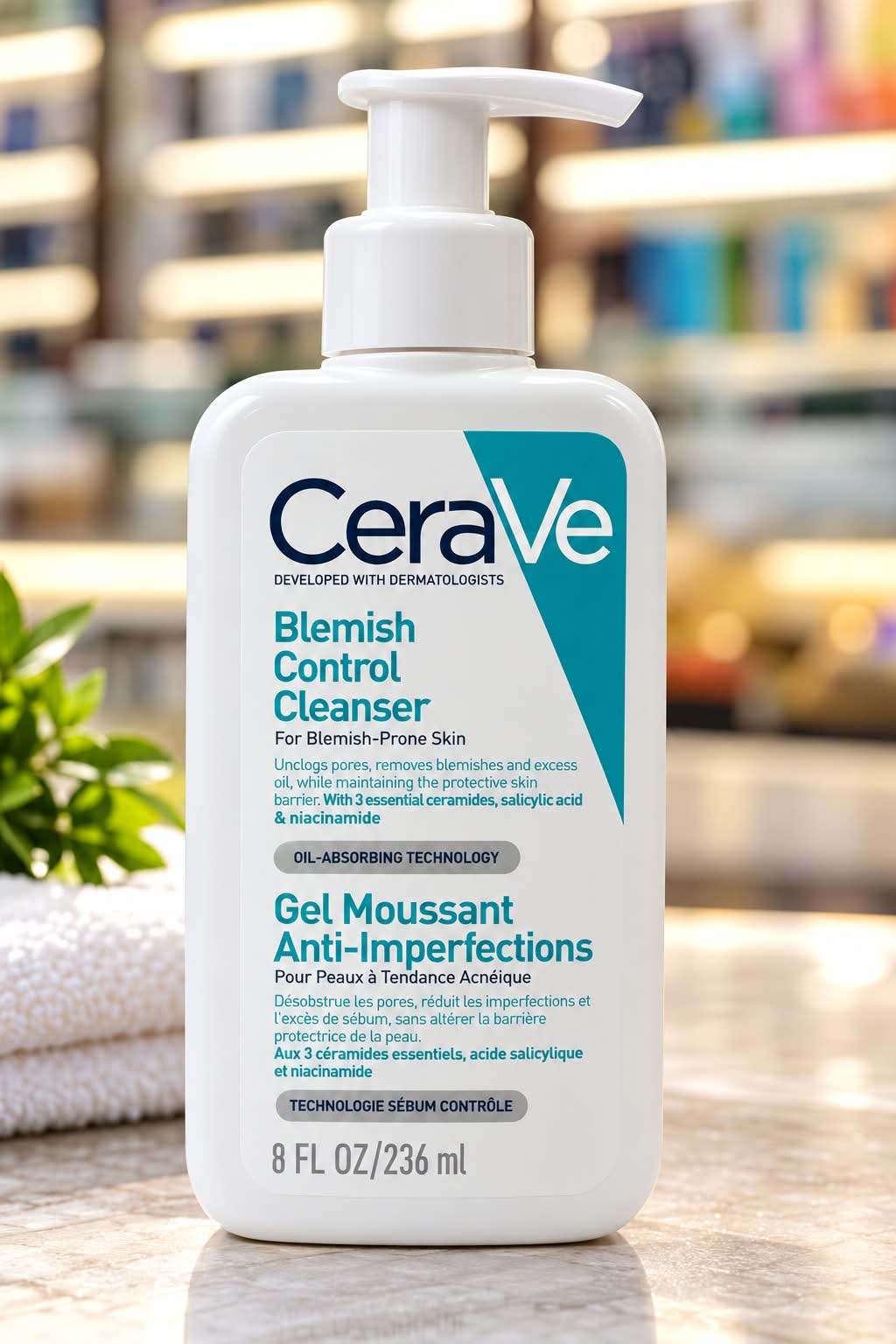 CeraVe Blemish Control Cleanser For Blemish Prone Skin