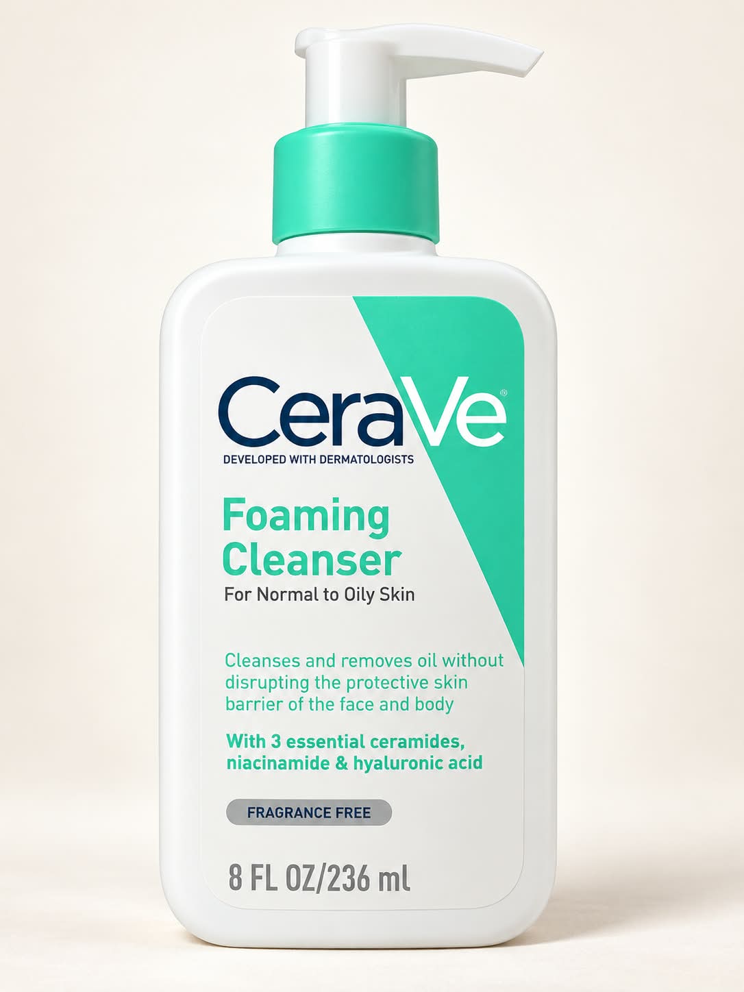 CeraVe Foaming Cleanser For Normal To Oil Skin