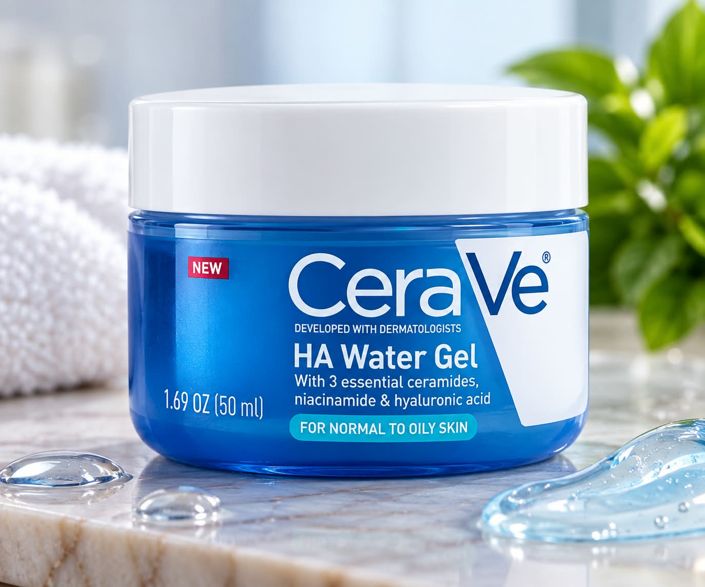 CeraVe Hydrating HA Water Gel 72HR Hydration