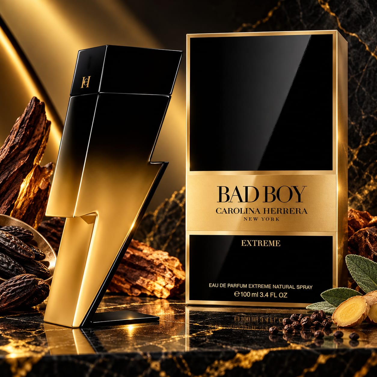 Carolina Herrera Bad Boy Extreme Perfume For Men EDP Extreme 100ml