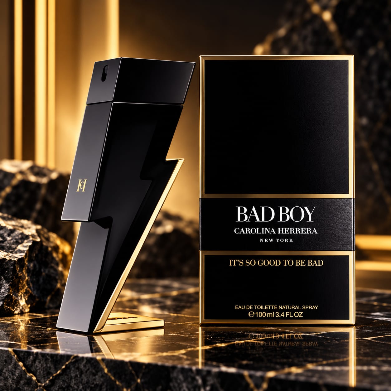 Carolina Herrera Bad Boy Perfume For Men EDT 100ml