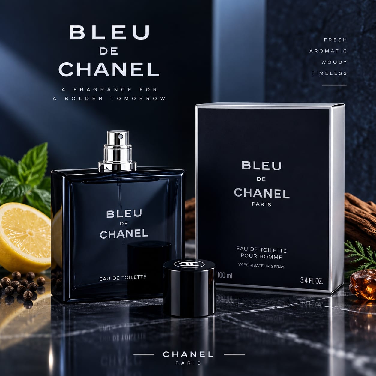 Chanel Bleu De Chanel Perfume For Men EDT 100ml