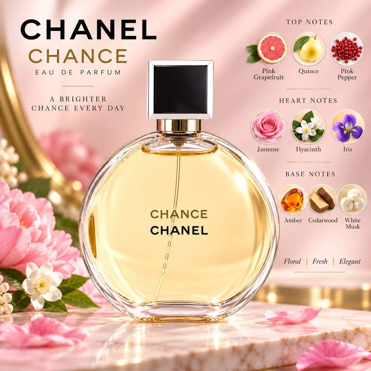 Chanel Chance Perfume For Women EDP 100ml
