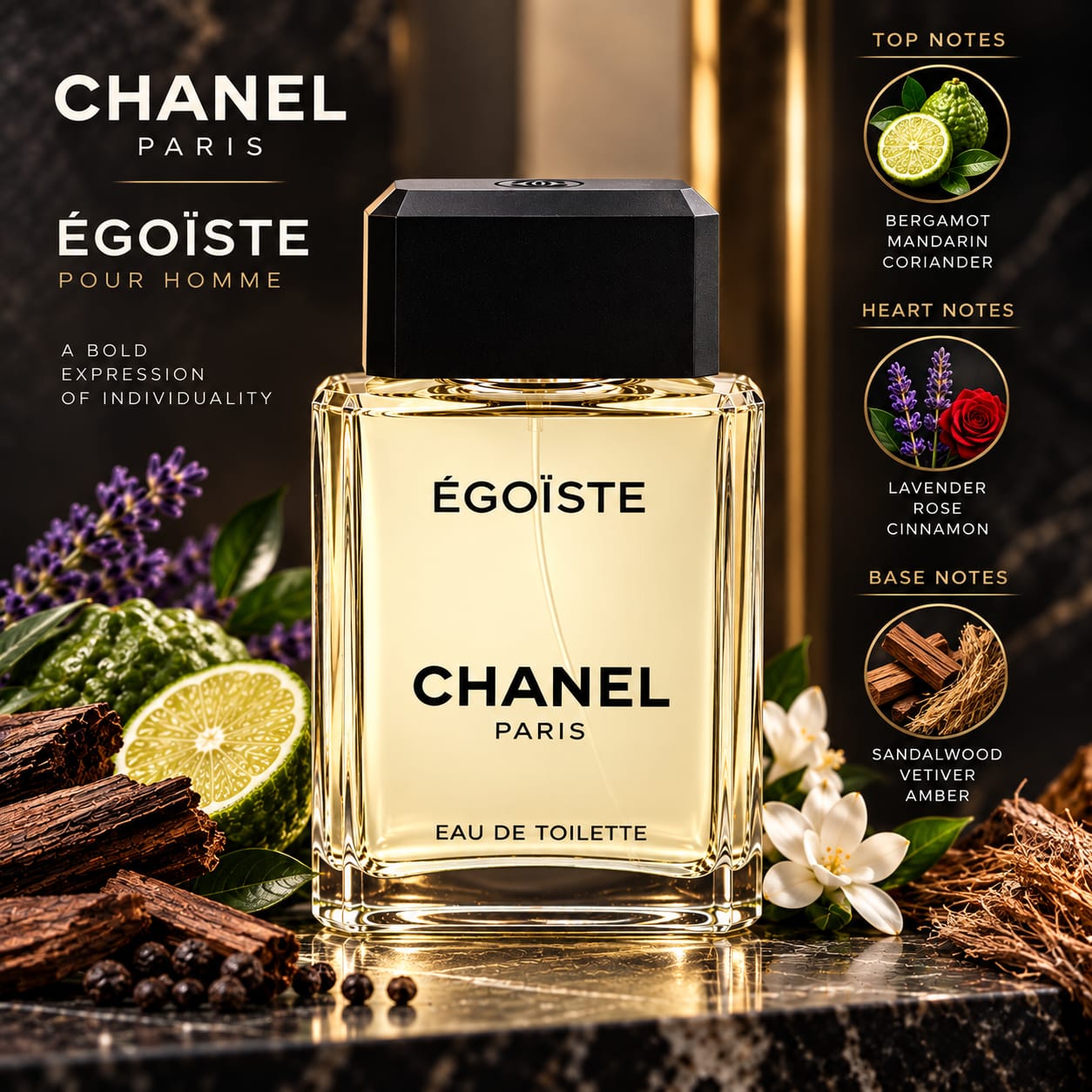 Chanel Égoïste Pour Homme Perfume For Men EDT 100ml