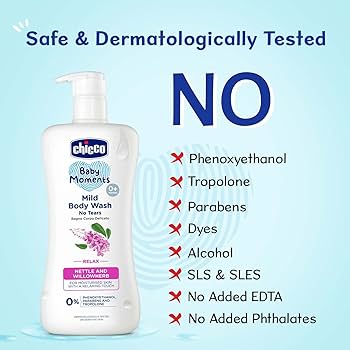 Cicco Baby Moments Mild Body Wash  Nettle And Willowherb