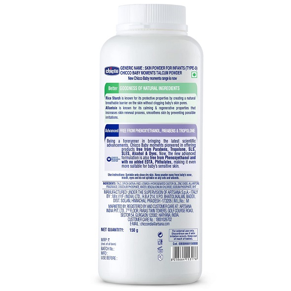 CHICCO BM TALCUM POWDER