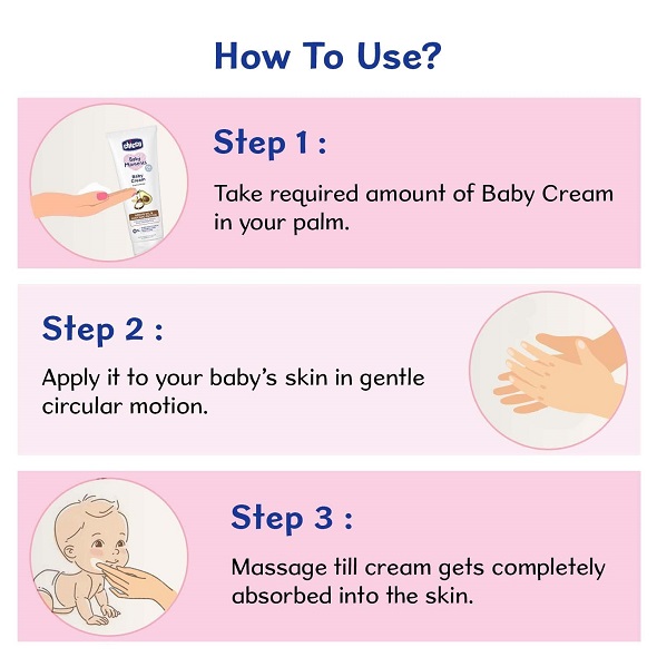 Chicco Baby Moments Baby Cream for Babies with Argan Oil & Avocado Butter