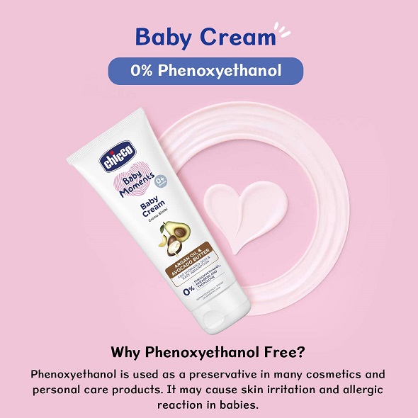 Chicco Baby Moments Baby Cream for Babies with Argan Oil & Avocado Butter