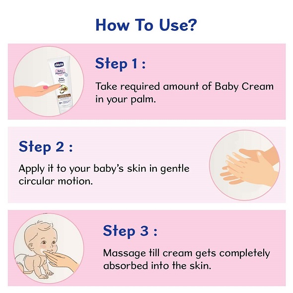 Chicco Baby Moments Baby Cream for Babies with Argan Oil & Avocado Butter