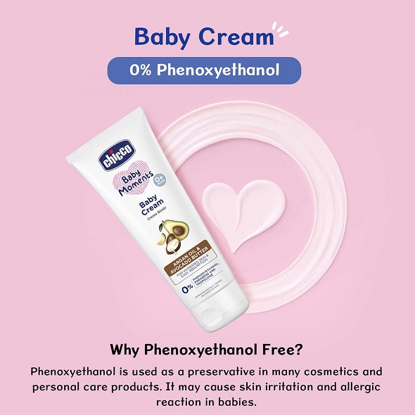 Chicco Baby Moments Baby Cream for Babies with Argan Oil & Avocado Butter