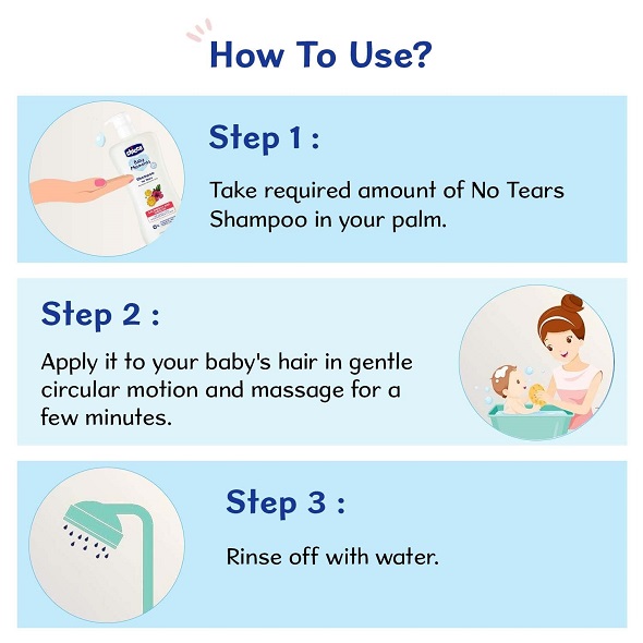 Chicco Baby Moments Shampoo for Tear-Free Bath times, Natural Ingredients, Suitable for baby’s tangle Free, smooth hair, No Phenoxyethanol and Parabens