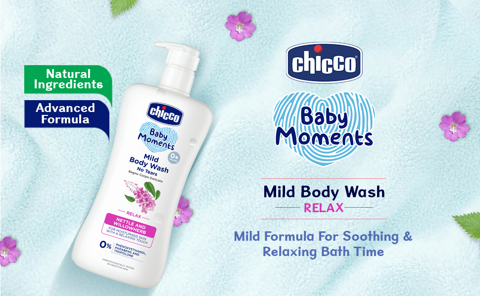 Cicco Baby Moments Mild Body Wash  Nettle And Willowherb