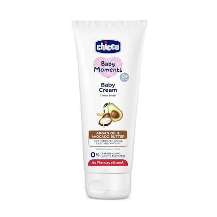 Chicco Baby Moments Baby Cream for Babies with Argan Oil & Avocado Butter