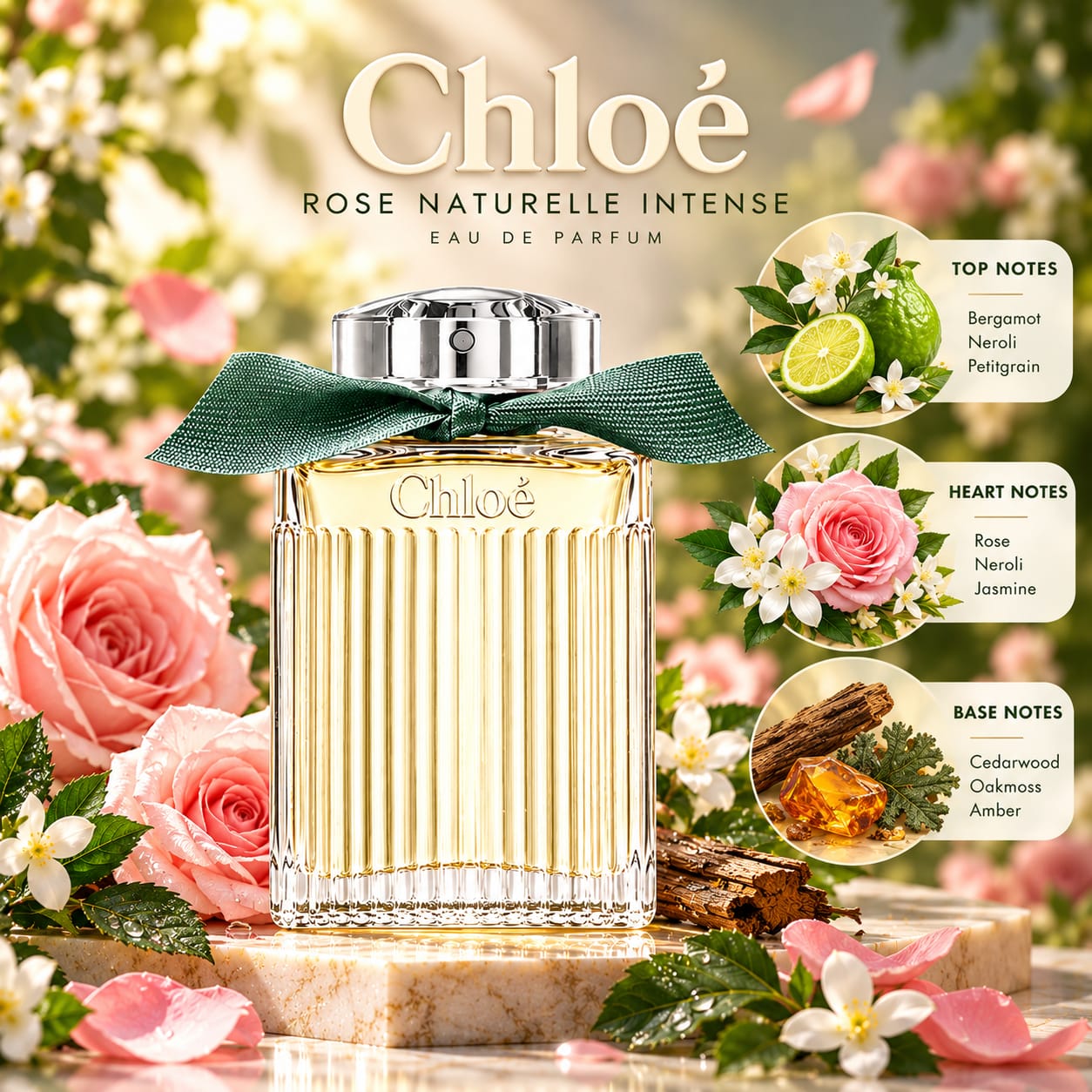 Chole Rose Naturelle Intense Perfume For Women EDP Intense 100ml