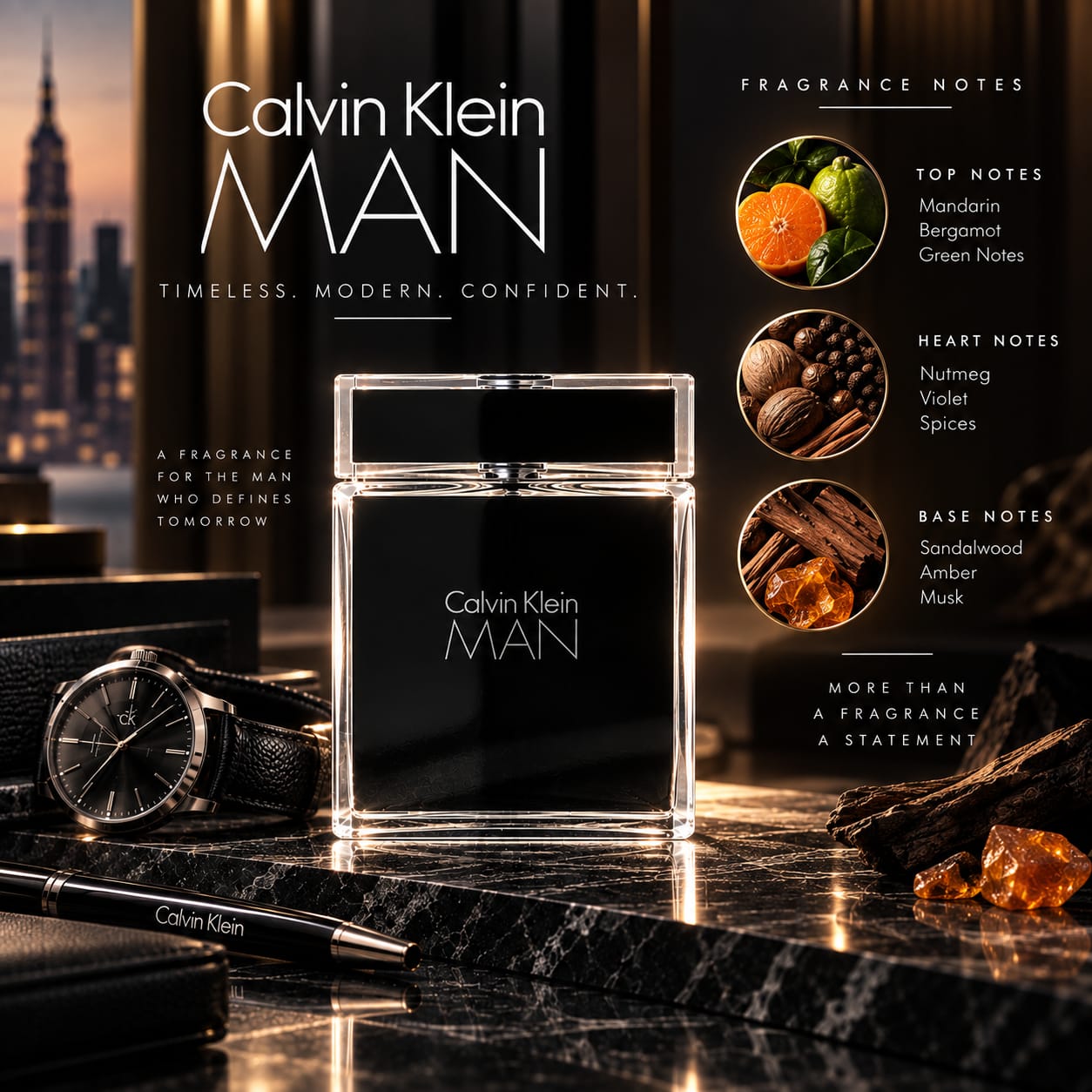 Calvin Klein Man Perfume EDT 100ml
