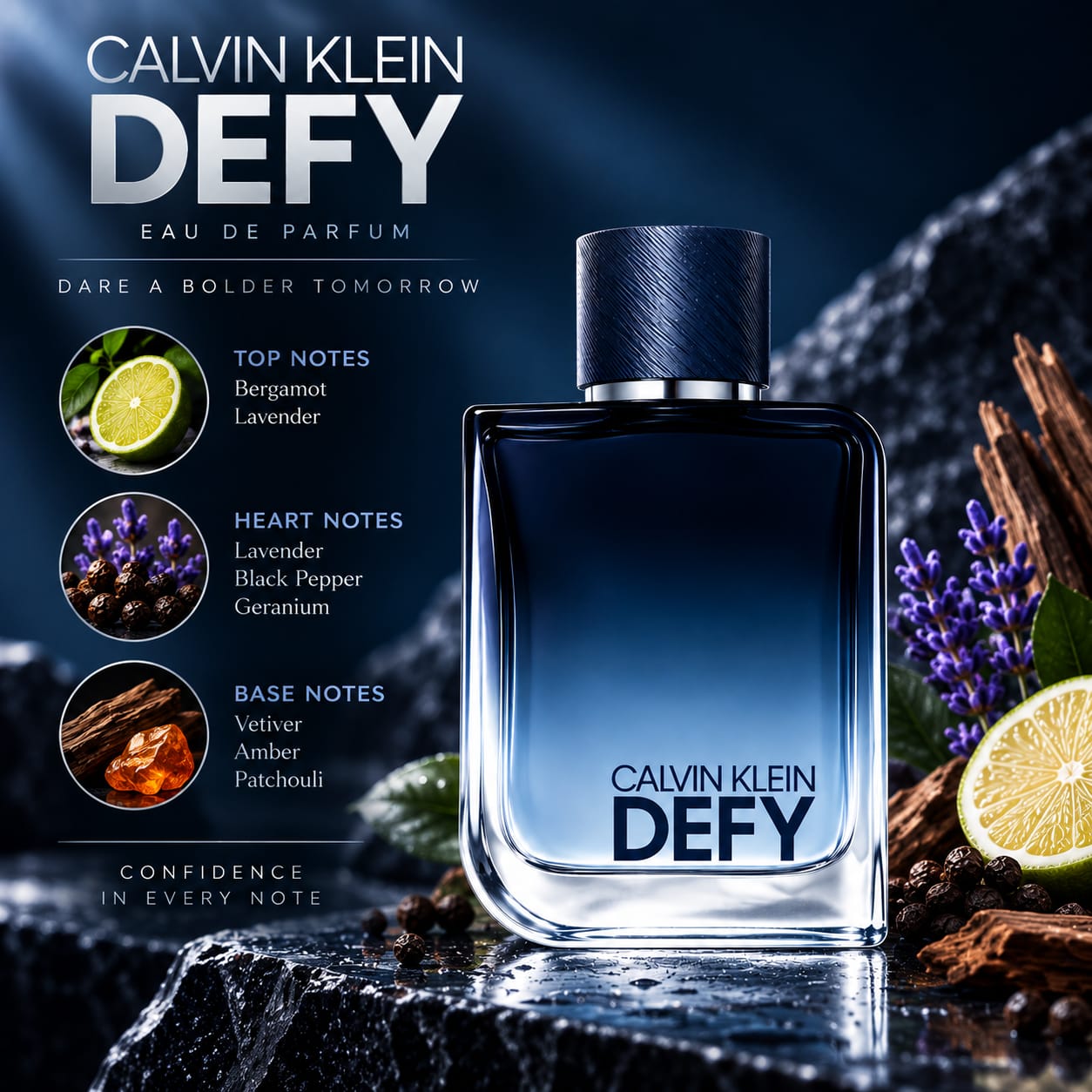 Calvin Klein Defy Perfume For Men EDP 200ml