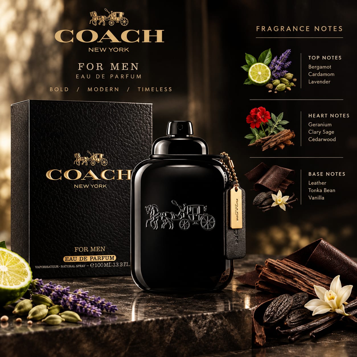 Coach Perfume For Men EDP 100ml