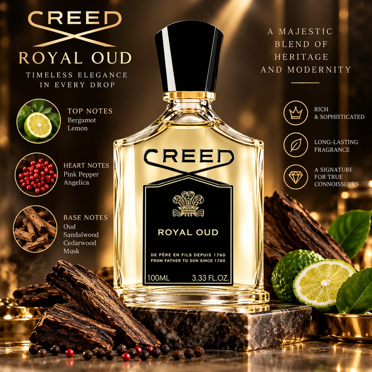 Creed Royal Oud Perfume EDP 100ml