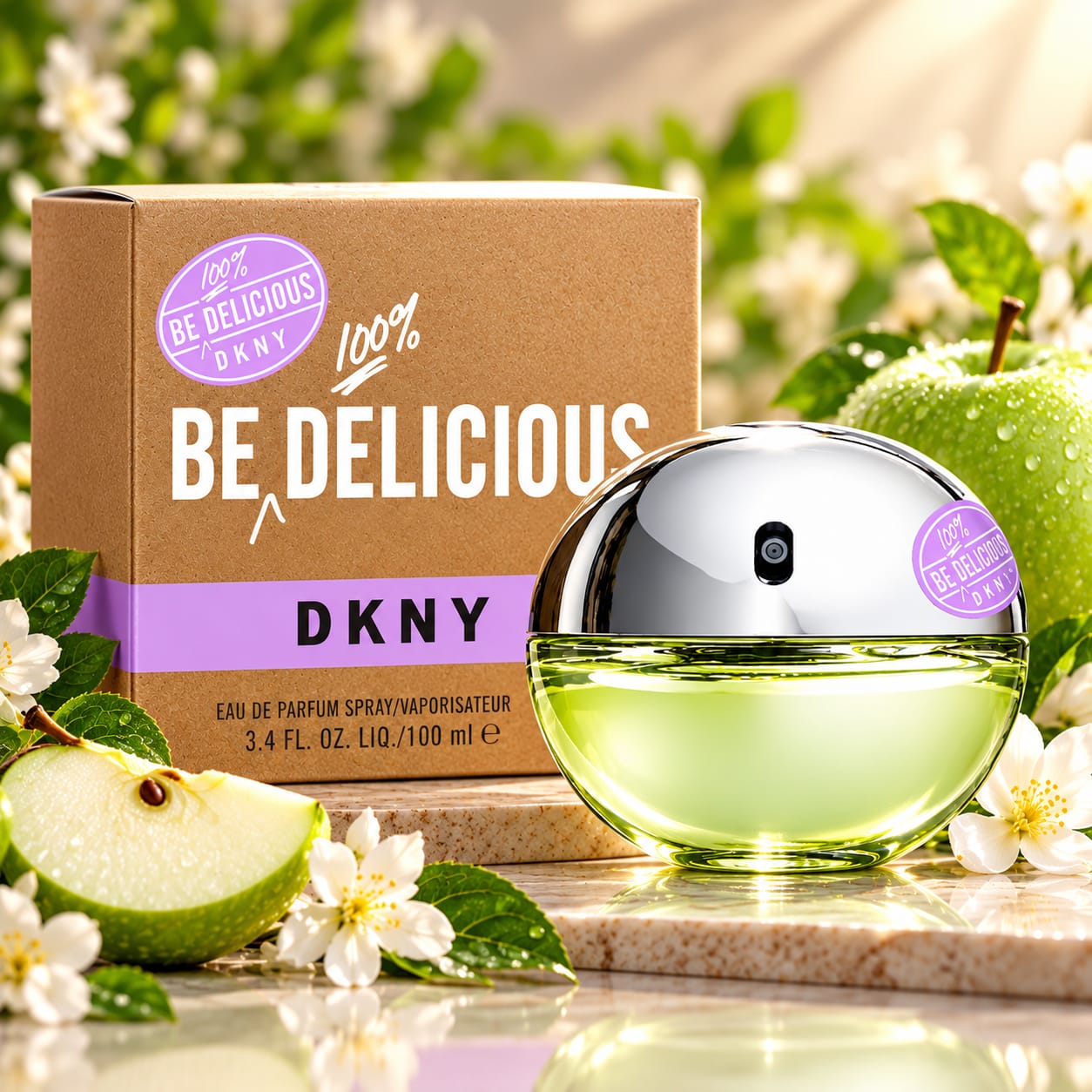 DKNY 100% Be Delicious Perfume For Women EDP 100ml