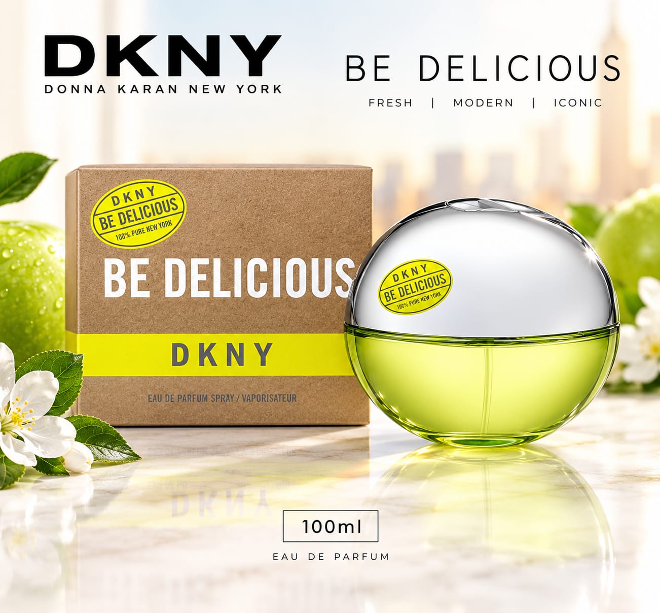 DKNY Be Delicious Perfume For Women EDP 100ml