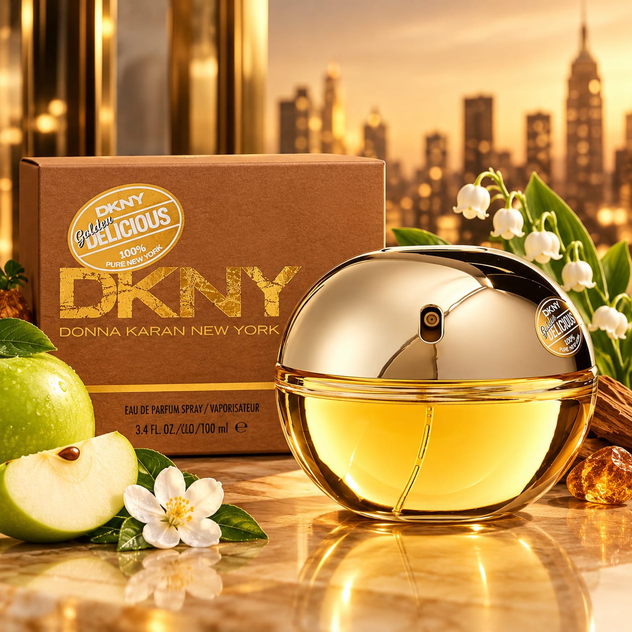 DKNY Golden Delicious Perfume For Women EDP 100ml