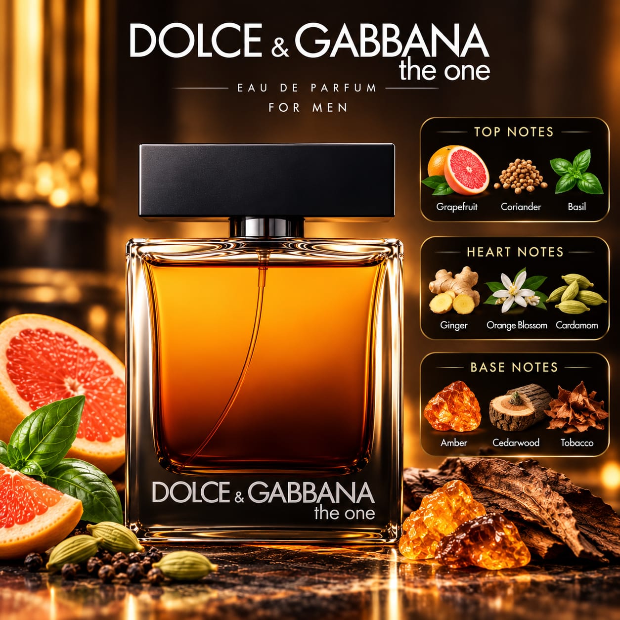 Dolce & Gabbana The One Perfume For Men EDP 100ml