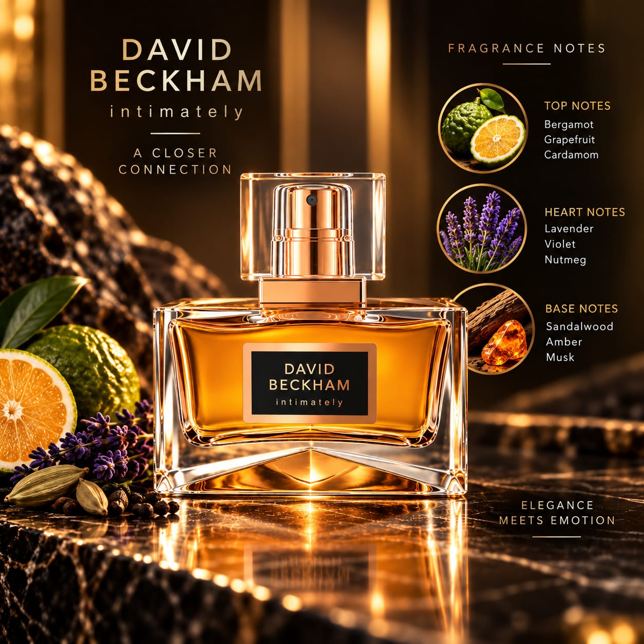 David Beckham Intimately Perfume For Men EDT 75ml