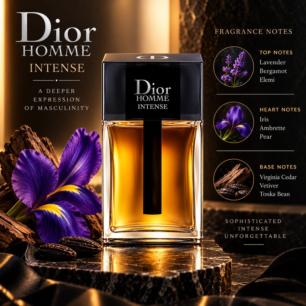 Dior Homme Intense Perfume For Men EDP 100ml