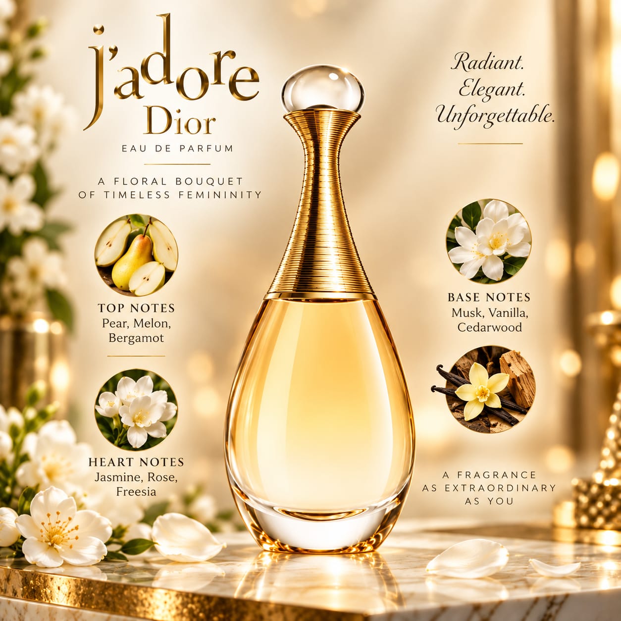 Dior J’adore Perfume For Women EDP 100ml