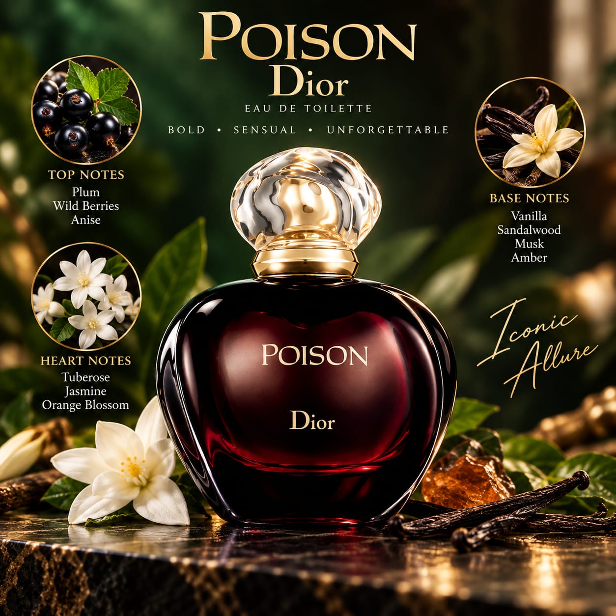 Dior Poison Perfume For Women EDT 100ml
